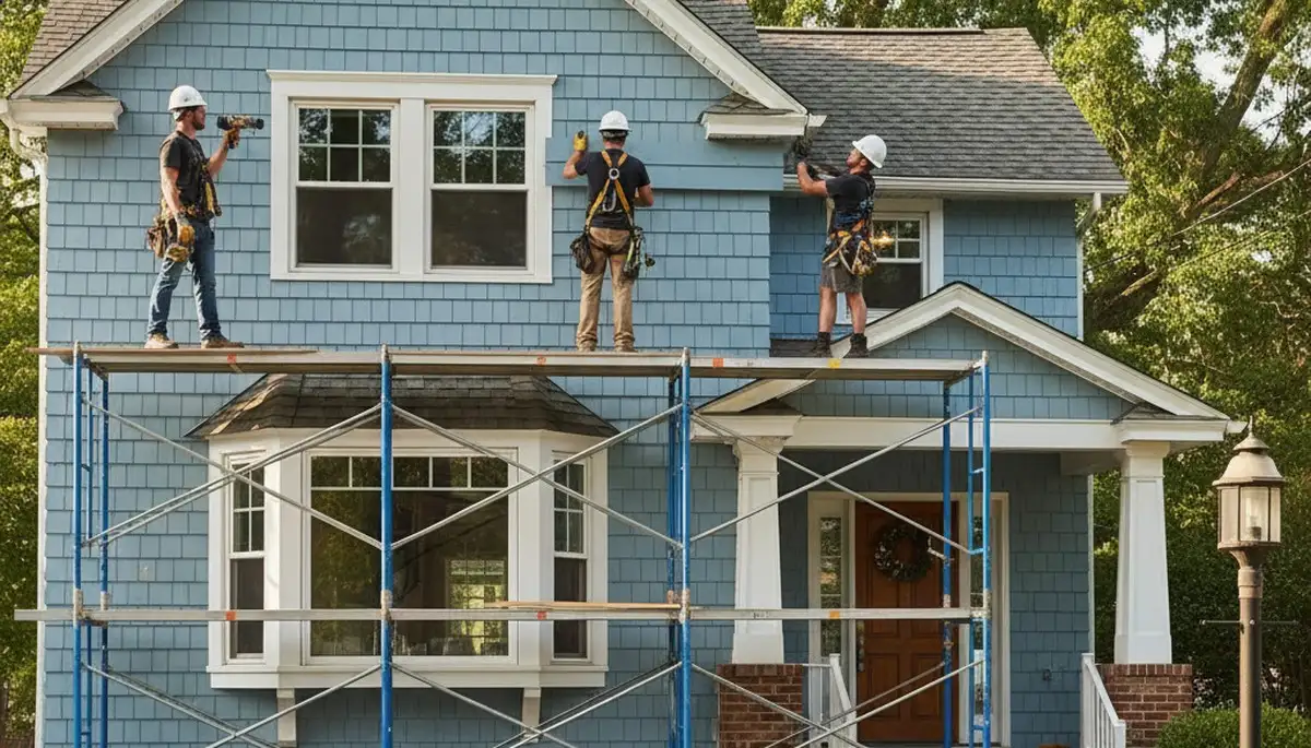 Brooklyn, NY vinyl siding installation for a residential exterior by a professional siding contractor