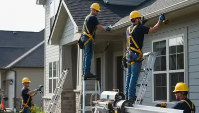 Brooklyn, NY gutter installation by FX Remodeling & Exteriors for rainwater protection and moisture control