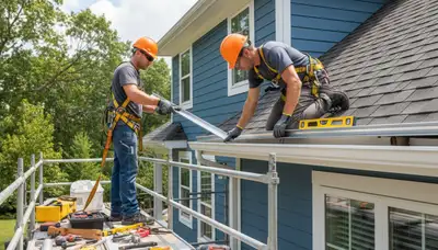 Brooklyn, NY gutter repair service for leaks, sagging gutters, and storm damage by FX Remodeling & Exteriors