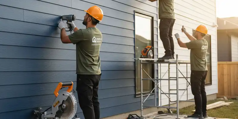 Vinyl siding installation services for Brooklyn, NY homes on a professional siding company homepage