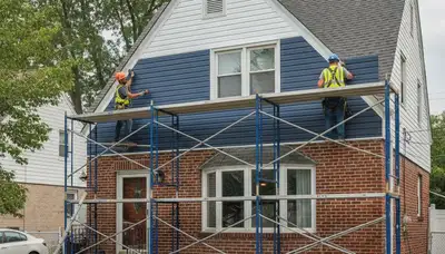 Brooklyn NY vinyl siding installation for a residential home exterior