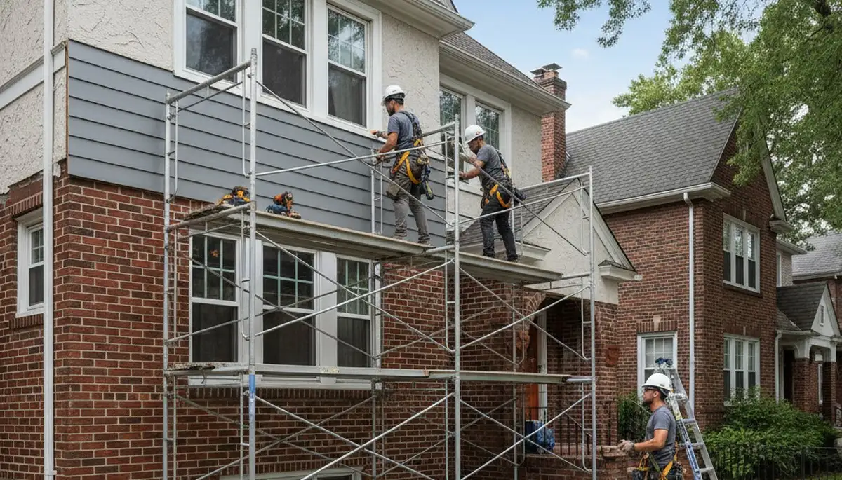 Brooklyn, NY siding contractor specializing in vinyl siding installation and replacement