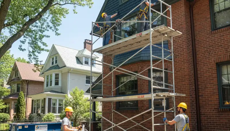 Brooklyn, NY vinyl siding installation for a home exterior by a professional siding contractor