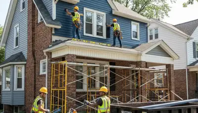 Brooklyn, NY siding installation by vinyl siding contractors for local home exterior improvement