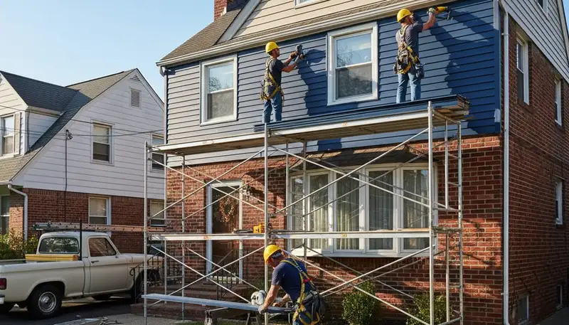 Brooklyn, NY siding installation by a professional vinyl siding contractor