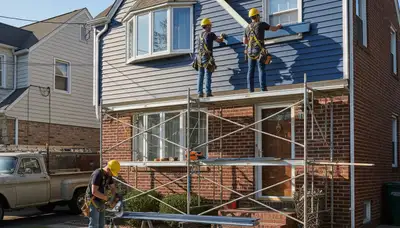 Brooklyn, NY siding contractor offering vinyl siding installation and replacement services