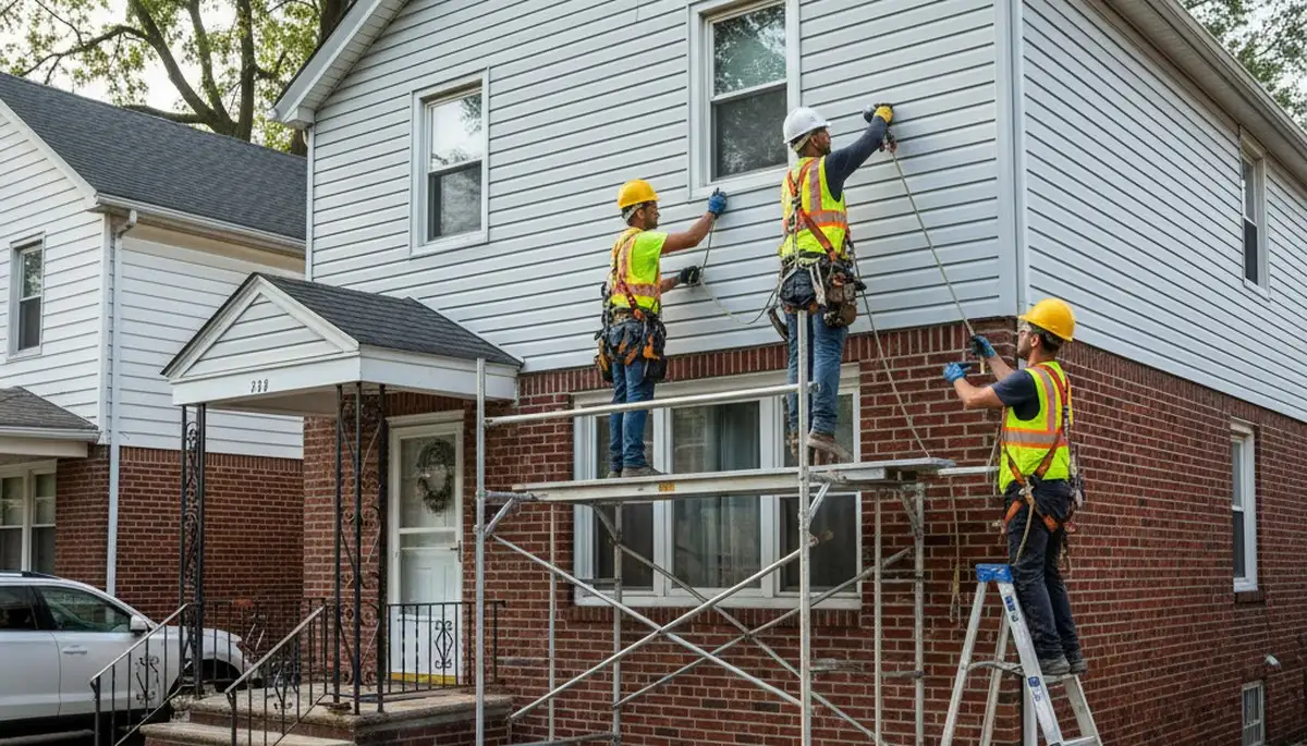 Brooklyn, NY siding contractor providing vinyl siding installation for homes