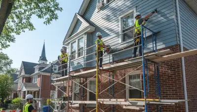 Brooklyn, NY siding contractor offering professional vinyl siding installation and replacement services