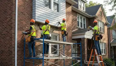 Vinyl siding contractor in Brooklyn, NY for home exterior installation and replacement