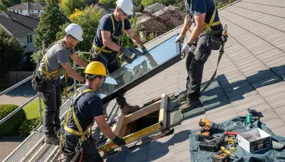 Brooklyn, NY skylight installation by FX Remodeling & Exteriors for weather-ready natural light