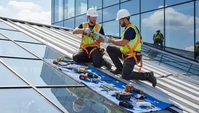 Brooklyn, NY siding contractor inspecting skylight repair and exterior leak issues