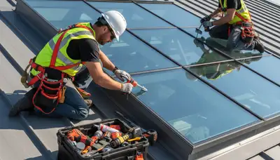 Brooklyn, NY skylight repair by siding contractor fixing leaks and seal failures