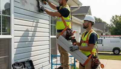 Brooklyn, NY vinyl siding repair by FX Remodeling & Exteriors for cracked and storm-damaged siding