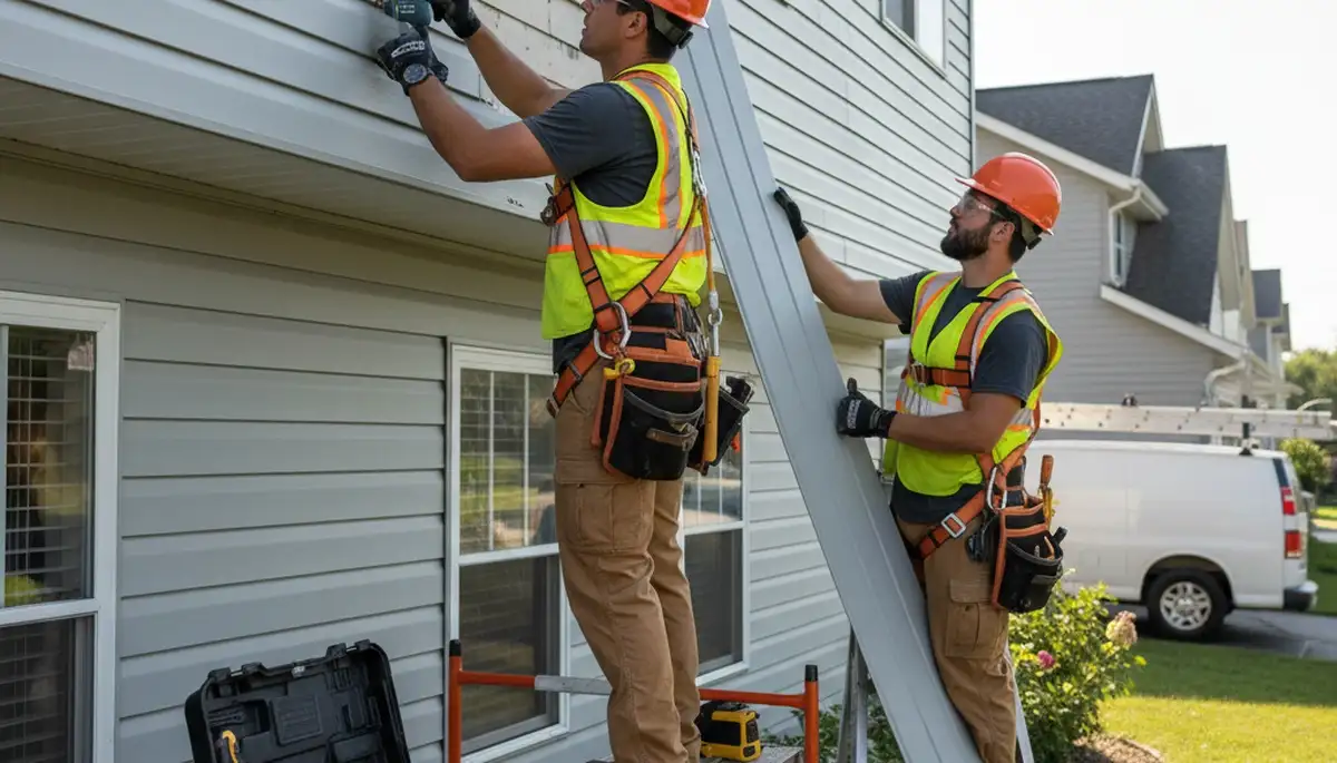 Brooklyn, NY vinyl siding repair by FX Remodeling & Exteriors for cracked and storm-damaged siding
