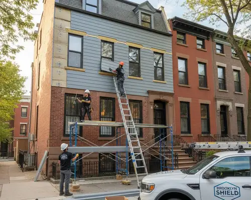 Vinyl siding installation for Brooklyn, NY homes by a professional siding contractor