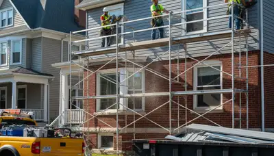 Brooklyn, NY vinyl siding installation for residential home exterior by siding contractor